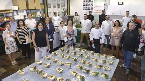 Reparto lotes de comida Ayuntamiento Santander