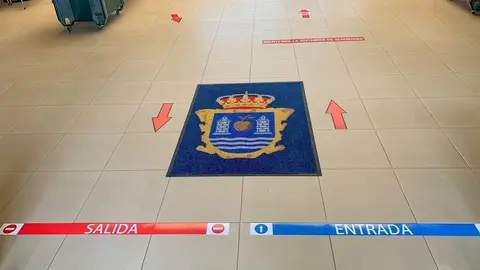 Se&ntilde;alizaci&oacute;n en el Ayuntamiento de Polanco para la reapertura de la atenci&oacute;n presencial