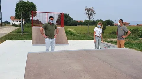 Nueva pista de skate de Liencres (Pi&eacute;lagos)