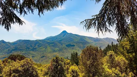 Mountain landscape of Montseny Natural Park, Catalonia, Spain