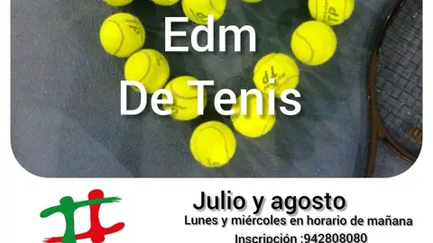 Nota Cursos Verano Tenis