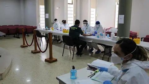 Pruebas Covid a Guardia Civil de Cantabria