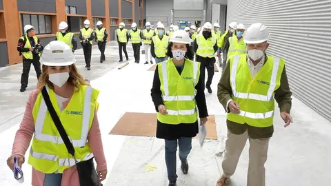 GEMA IGUAL VISITA LAS OBRAS DE LAS NUEVAS SEDES DE LA POLIC&Iacute;A LOCAL Y TALLERES