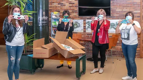 Mascarillas infantiles reutilizables y lavables que repartir&aacute; Polanco a ni&ntilde;os del municipio