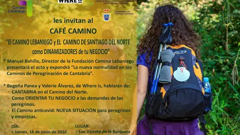 Cartel jornadas Caf&eacute; Camino