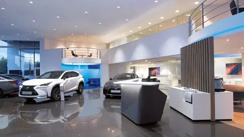Imagen de un concesionario.