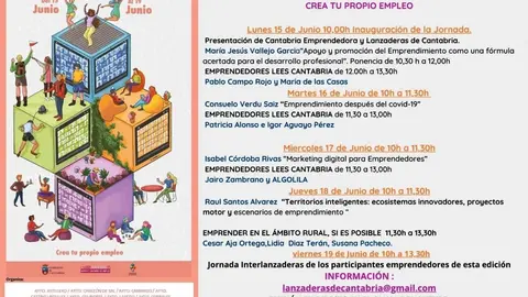 Cartel semana del emprendimiento