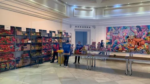 Recogida de alimentos de la APS en el Palacete del Embarcadero. Archivo