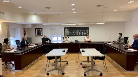 Reuni&oacute;n Ayuntamiento-Obispado