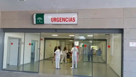 Entrada de Urgencias del Hospital de La L&iacute;nea