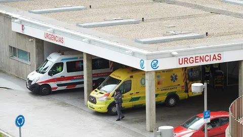 Aparcamiento de Urgencias del Hospital Valdecilla. Archivo