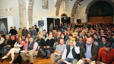 Imagen de archivo de una subasta de caza celebrada en Li&eacute;bana