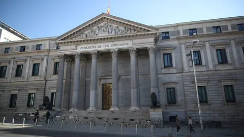 Fachada del Congreso de los Diputados.
