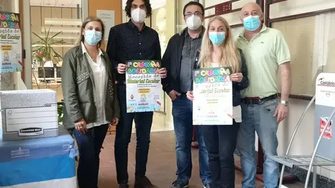 Recogida de material escolar en Astillero y Guarnizo