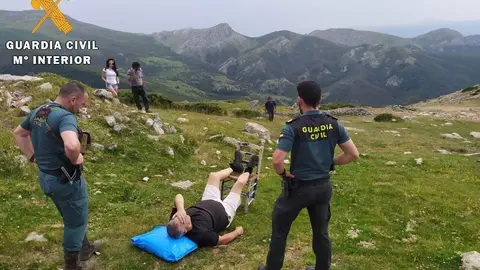 Rescate de la Guardia Civil en Fuente Cobre