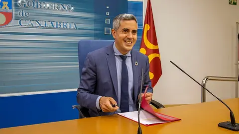 El vicepresidente del Gobierno de Cantabria, Pablo Zuloaga