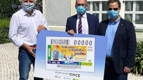 Presentaci&oacute;n del cup&oacute;n de la ONCE dedicado a hosteler&iacute;a