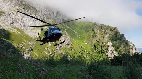 Rescate en Picos de Europa a dos senderistas mallorquines