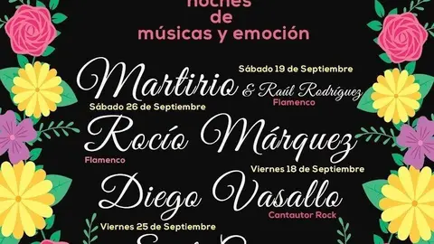 Cartel festival Nueve Valles de Santa Mar&iacute;a de Cay&oacute;n