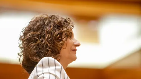 La Ministra de Hacienda y portavoz del Gobierno, Mar&iacute;a Jes&uacute;s Montero, durante el pleno en el Senado. En Madrid (Espa&ntilde;a), a 2 de junio de 2020.