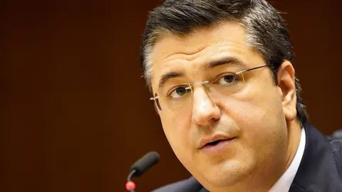 El presidente del Comit&eacute; de las Regiones de la UE, Apostolos Tzitzikostas, durante la 139&ordf; sesi&oacute;n plenaria del Comit&eacute; Europeo de las Regiones celebrada en Bruselas, (B&eacute;lgica), a 30 de junio de 2020.