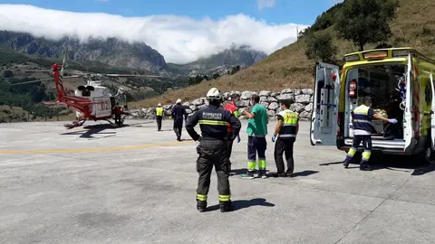 Rescate en el r&iacute;o Bull&oacute;n, en Frama