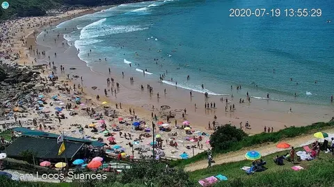 Playa Los Locos de Suances