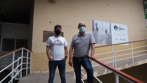 &Aacute;lvarez y Mara&ntilde;&oacute;n en las instalaciones del telef&eacute;rico