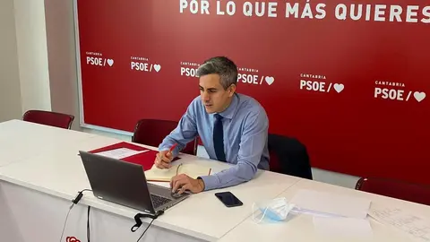 Pablo Zuloaga, secretario general del PSC-PSOE y vicepresidente del Gobierno de Cantabria