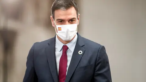 El presidente del Gobierno, Pedro S&aacute;nchez, preside la presentaci&oacute;n del Plan de Modernizaci&oacute;n de la Formaci&oacute;n Profesional, en Moncloa, Madrid (Espa&ntilde;a), a 22 de julio de 2020.