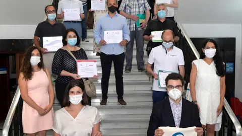 Entrega de diplomas de las lanzaderas de empleo