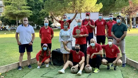 Integrantes de la Sociedad Bol&iacute;stica Las C&aacute;rcobas de Laredo