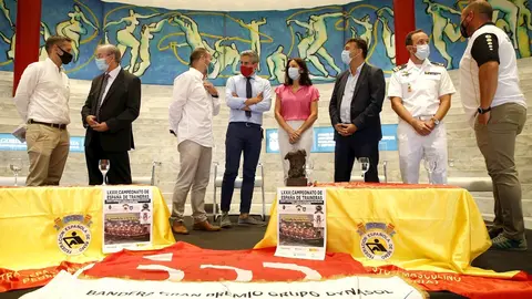 El vicepresidente y consejero de Universidades, Igualdad, Cultura y Deporte, Pablo Zuloaga, asiste a la presentaci&oacute;n del LXXIII Campeonato de Espa&ntilde;a de Traineras