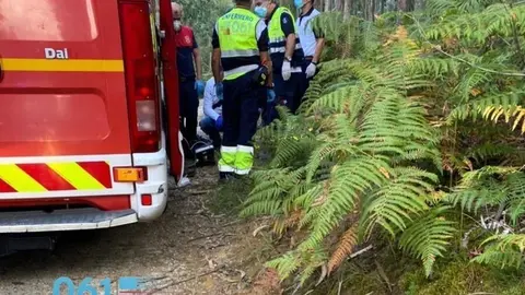 Servicios de emergencias atienden al herido por asta de toro