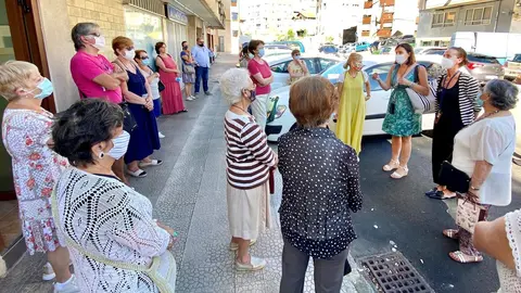 Visita de la alcaldesa a Entrehuertas