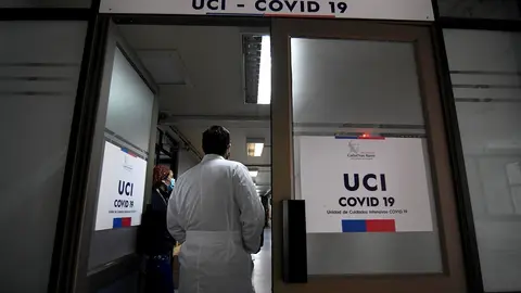 Una UCI en un hospital en Valparaiso, en Chile