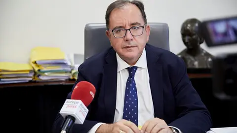 El secretario general de Instituciones Penitenciarias, &Aacute;ngel Luis Ortiz, durante una entrevista para Europa Pres