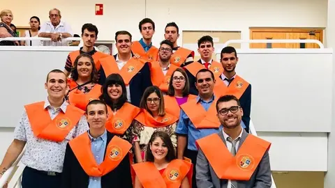 Alumnos de la Universidad de Alicante graduados en el curso 2018-2019 con la ayuda de Fundaci&oacute;n ONCE.