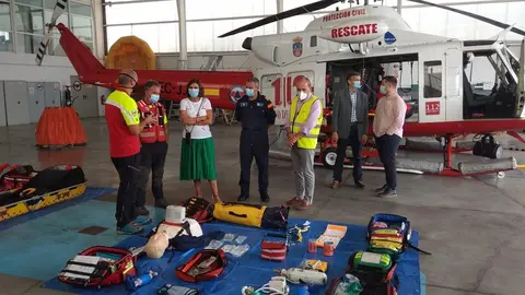 Nuevo equipamiento para el helic&oacute;ptero del Gobierno de Cantabria