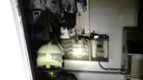 Incendio en los contadores