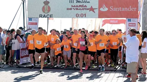 Foto de una edici&oacute;n anterior de la 'Milla Mar&iacute;a de Villota'