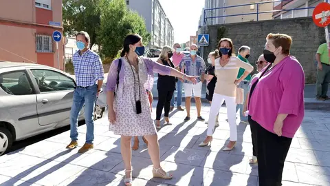 La alcaldesa visita La Encina