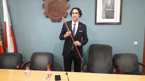 Javier Fern&aacute;ndez Sober&oacute;n (Cs) en su toma de posesi&oacute;n como alcalde