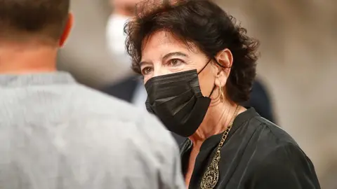 La ministra de Educaci&oacute;n y Formaci&oacute;n Profesional, Isabel Cela&aacute;, durante la presentaci&oacute;n del Plan de Modernizaci&oacute;n de la Formaci&oacute;n Profesional, en Moncloa, Madrid (Espa&ntilde;a), a 22 de julio de 2020.