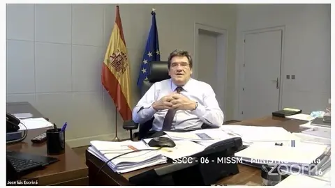 El minsitro de Inclusi&oacute;n, Seguridad Social y Migraciones, Jos&eacute; Luis Escriv&aacute;