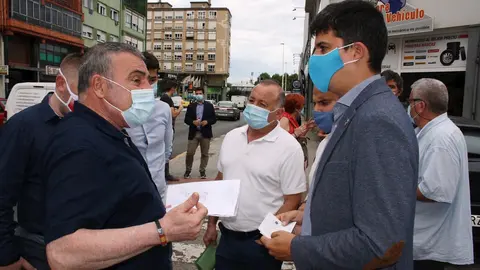 Daniel Fern&aacute;ndez en la calle Castilla