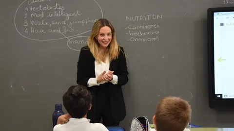 Imagen de archivo de una clase impartida en el Colegio CEU San Pablo Sevilla.