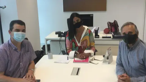 Reuni&oacute;n de CEMAG con la directora general de Comercio, Odette &Aacute;lvarez