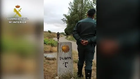 La Guardia Civil mejora la protecci&oacute;n de los peregrinos en todos los tramos del Camino de Santiago gracias a Alertcops