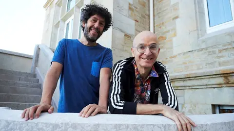 Ra&uacute;l Marcos y Jes&uacute;s Barranco, actores del 'Colectivo Armadillo'